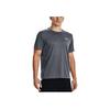 Under Armour Spliced Logo Round Neck Short Sleeve T-Shirt Fitness Training Comfortable Breathable Shorts Casual Sports Suit 1369743-012+1362289-011