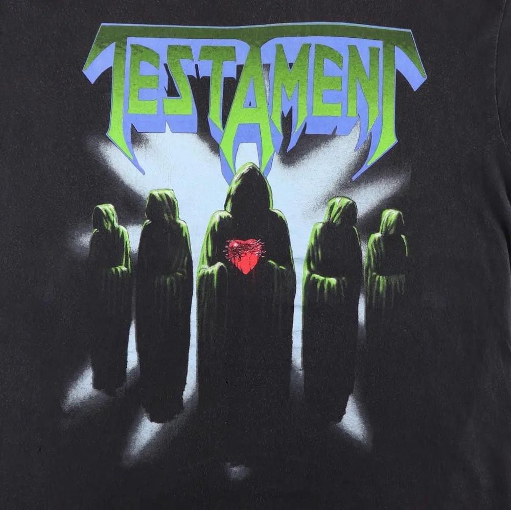 1990 Testament Souls Of Black Tour T-shirt For Men Women Tee Size Unisex T-Shirt L