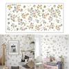 New Boho Flowers Wall Stickers Colorful DIY Accessories Decorative Decals Eco-friendly Watercolor Murals Home Decoration