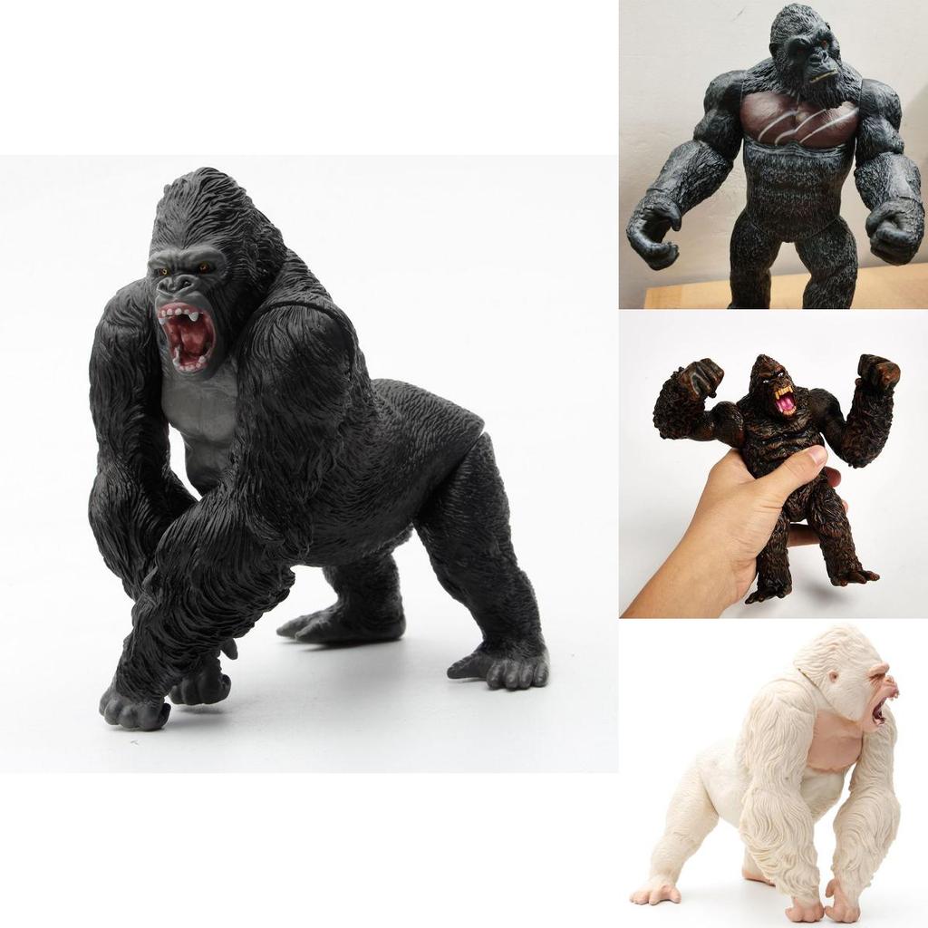 Original Bandai Shm King Kong Gorilla Model Toys Remarkably Crafted Action Figure For Playtime Fun