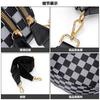 ins senior women's new fashion versatile Oxford cloth large capacity shell bag plaid light messenger bag sports