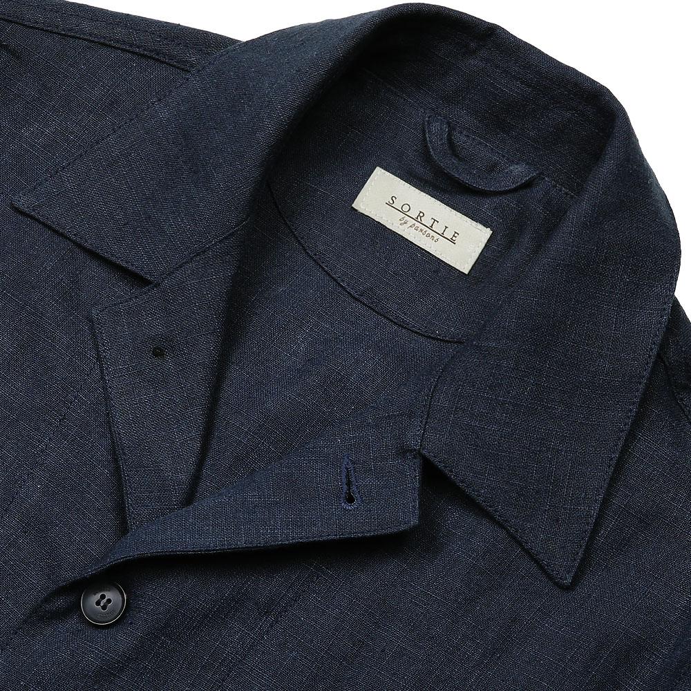 Sortie 8S Linen French Work Jacket (Navy)