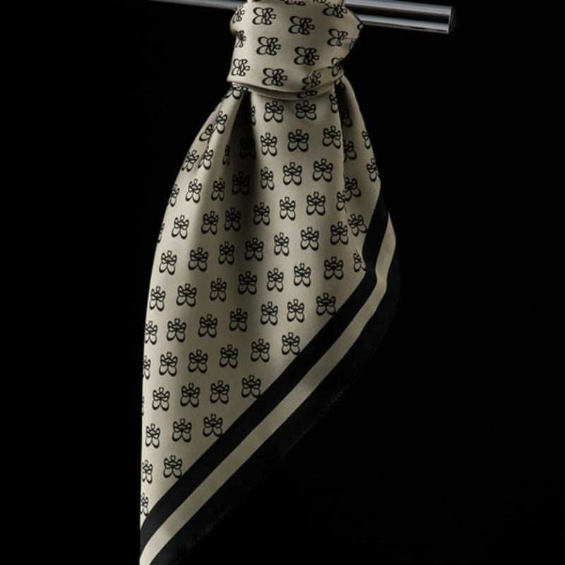 RECLOW R-MONOGRAM SCARF BEIGE Scarf