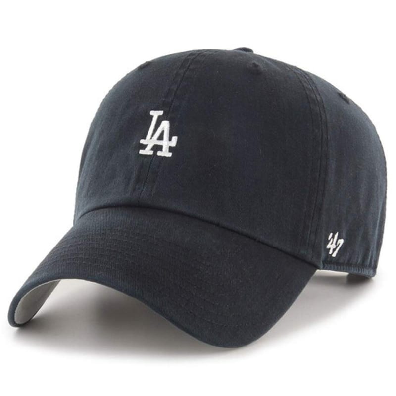 

47brand MLB Small Logo LA Dodgers Cleanup Black (B-BSRNR17GWS-BKD) FREE