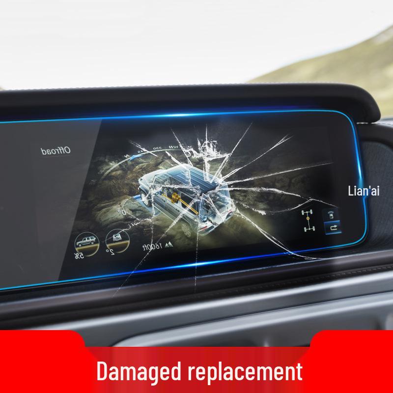 Tempered Glass Screen Protector for 25 Mercedes-Benz G-Class and V-Class Navigation and Console Models