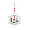 2D Wooden Snowflake Ornaments, Faceless Christmas Hats,  Christmas Decorations
