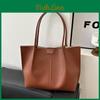 Stylish 2024 Large Capacity Pu Leather Tote Bag For Women Fashionable Shoulder Bag