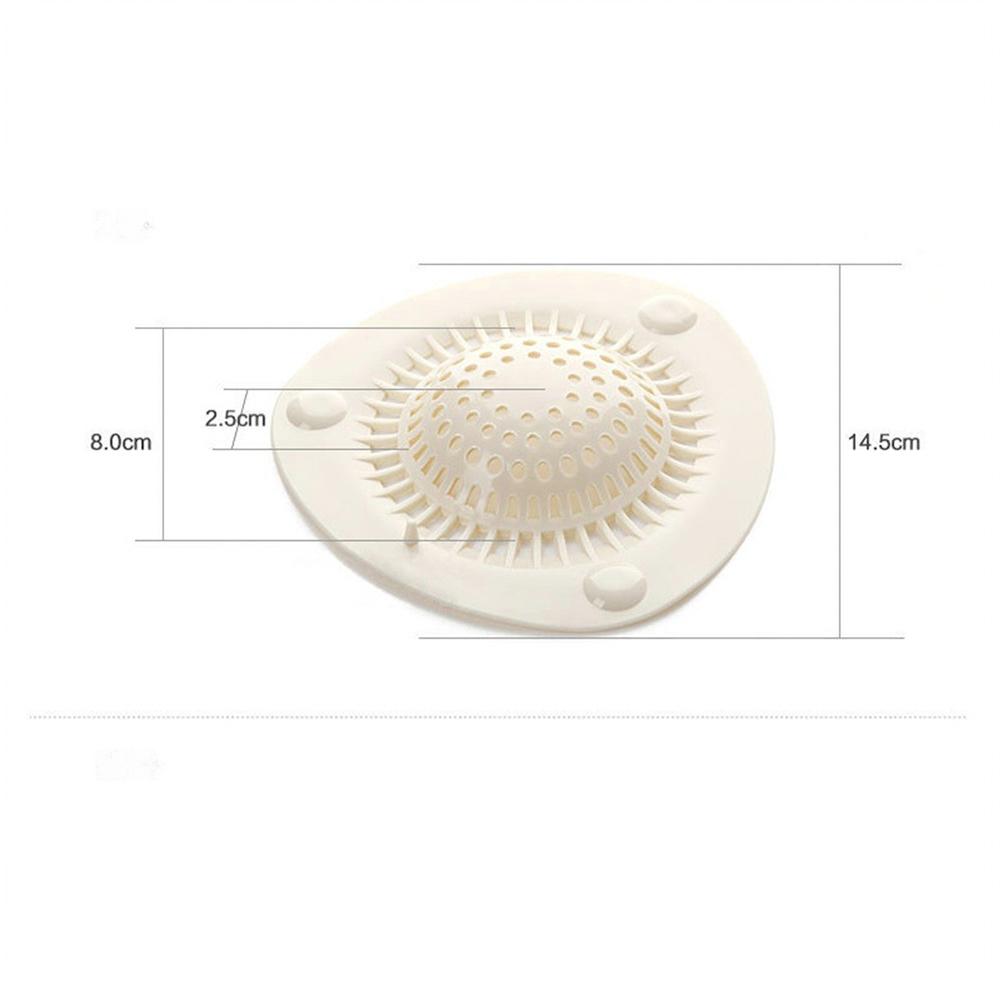 1 STÜCKE Bodenablauf Wiederverwendbare Deodorant Beige Küche Haarfilter Anti-verstopfung Silikon Haarfänger Spüle Filter Kanalisation Filter