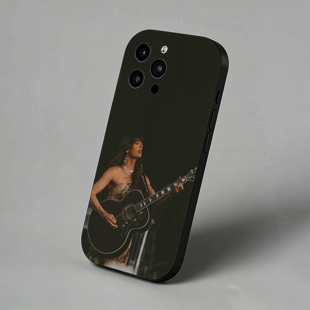 E-Ella L-Langley Singer iPhone Case For 17,16,15,14,13,12,11 Pro,Max,Plus,X,XS,XR,SE,Mini Back Protector Cover