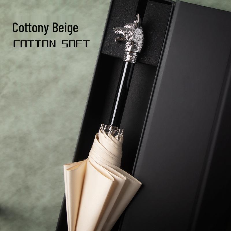 

Роскошный автоматический зонт с ручкой в виде знака зодиака: Очень большой, Усиленная ветрозащитная конструкция, Двойной солнцезащитный козырек, Портативная длинная ручка. 8 Ribs