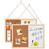 Cork Wall Board Photo Frame Hanging Bulletin Board Announcement Message Picture Display Memo Frame Home Office School Decor
