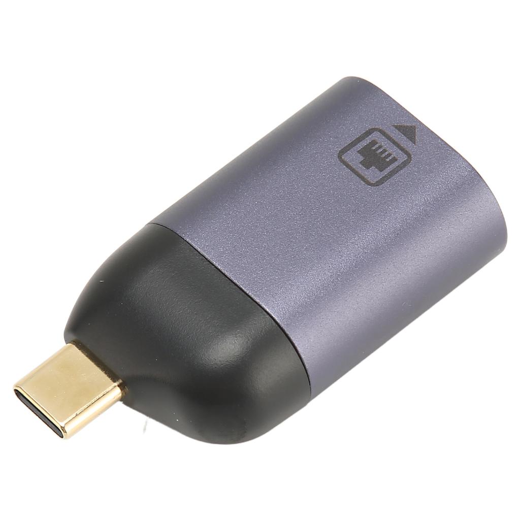 USB C to Ethernet Adapter 1Gbps Fast Transmission Portable USB C to RJ45 LAN Adapter for Windows