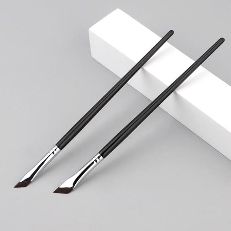 Upgrade Blade Eyeliner Brush Ultra Thin Fine Angle Flat Eyebrow Brush Under