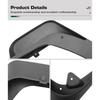 4 Pezzi Paraspruzzi Parafanghi Paraspruzzi Auto Compatibili con Peugeot 408 Berlina 2010 2011 2012 2013 2014 2015