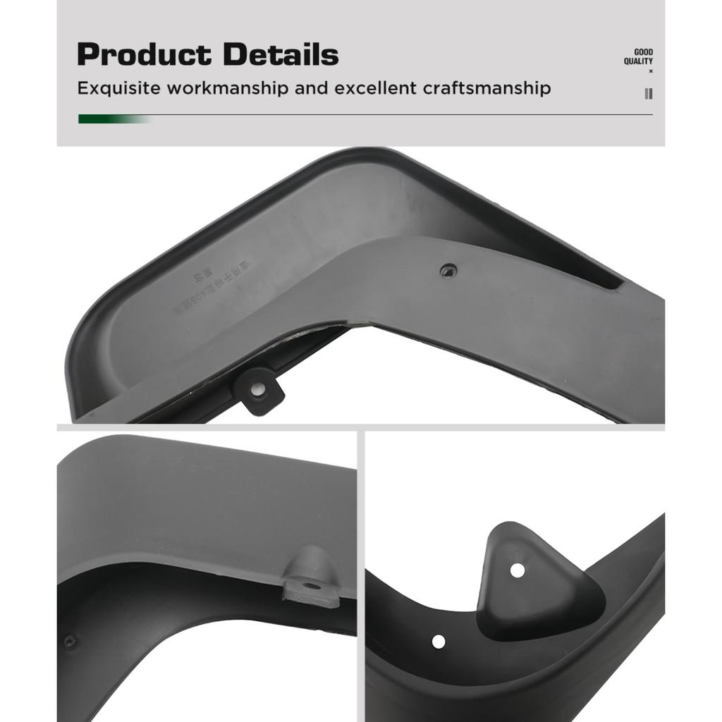 4PCS Car Mud flaps Splash Guards Mudguards Car Mud Flaps Compatible with Peugeot 408 Sedan 2010 2011 2012 2013 2014 2015