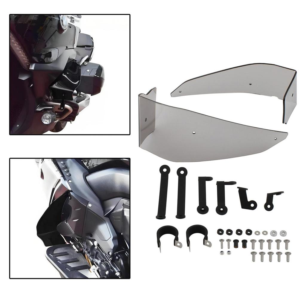 Motorcycle Side Spoiler Fixed Wing Deflector Durable Acrylic Fairing Cover for BMW K1600B K1600GTL 2020 2026