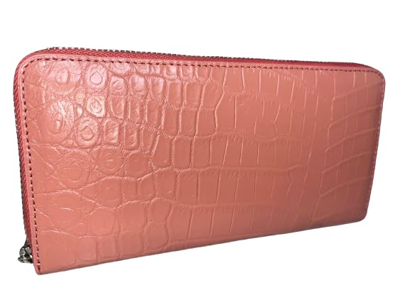 

Long Wallet Round Zipper Shape Crocodile Genuine Leather Garcon Shape Coin Purse for Women Men Croco Crocodile Leather Crocodile Leather Wallet Wallet