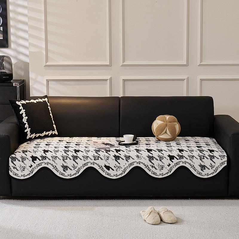 Chenier Sofa Cushion  New Four-Season Universal High-End Non-Slip Seat Cushion Special-Shaped Straight Leather Sofa Cover