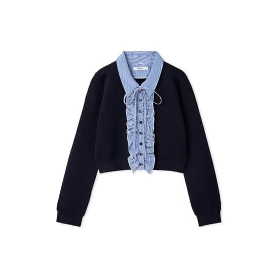 SNIDEL Ruffle Knit Cardigan SWNT261014 Women s