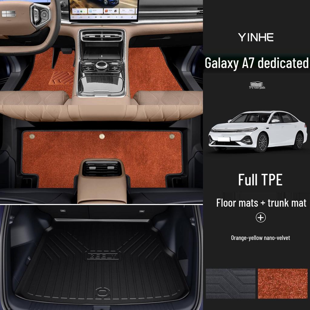 Geely Galaxy A7 Full Coverage TPE Floor Mats - Car Interior Accessories