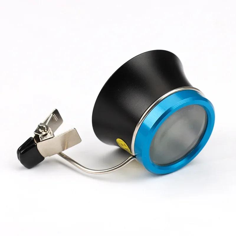 5X 10X 20X Brillenlupe Clip-On Augenlupe Vergrößerungslinse Tragbares Okular Prozessbetrieb Uhrmacher-Reparaturwerkzeug