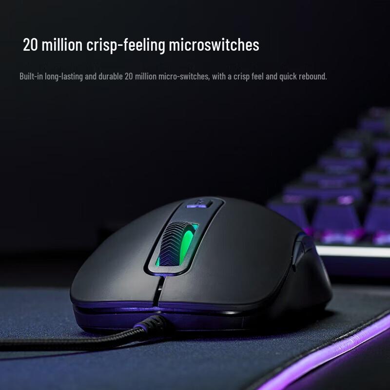 Rapoo V22S Ergonomic Wired Gaming Mouse