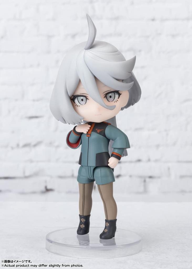 TAMASHII NATIONS Figuarts mini Mobile Suit Gundam Witch of Mercury Miorine Remblanc figura móvel pintada de 90 mm Aprox.. PVC e ABS
