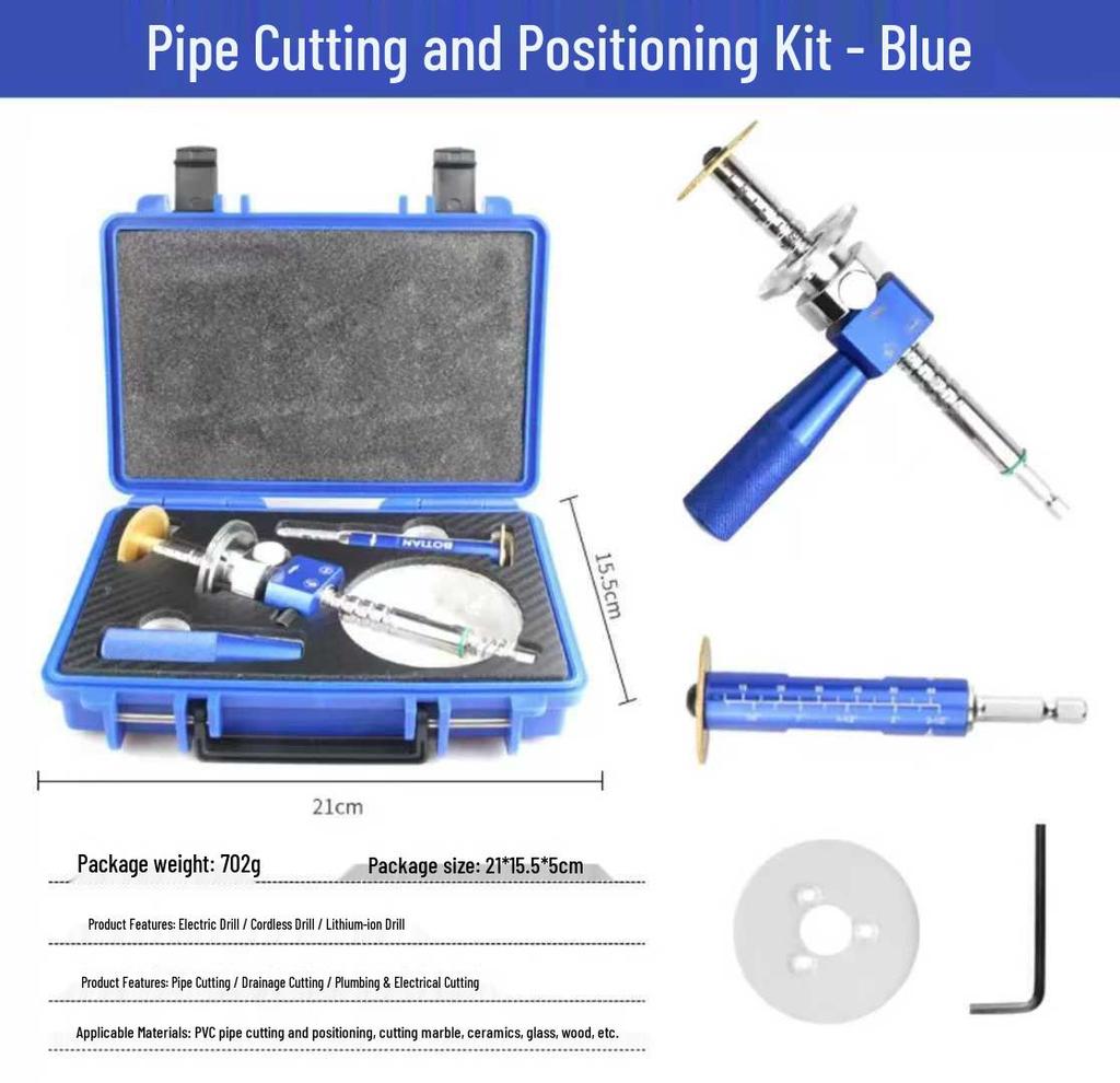 Adjustable Connector for Cutting Pipe Inner Walls in Tight Spaces, Mini Saw Blade Tool