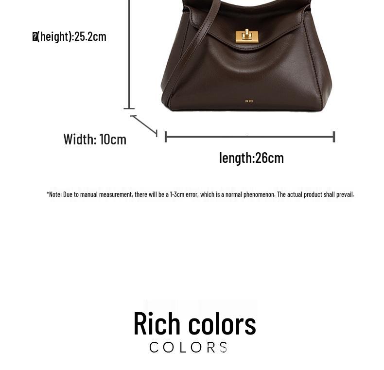 JWPEI Lucia Genuine Leather Women's Buckle Crossbody & Shoulder Pillow Bag 2025