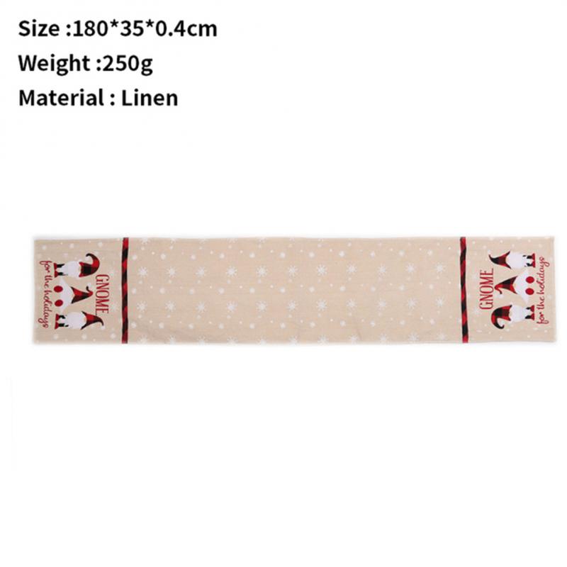 

Рождественская дорожка для стола Веселое рождественское украшение для дома Декор для рождественской вечеринки 2024 Navidad Notal Noel Украшение С Новым годом 2025 L