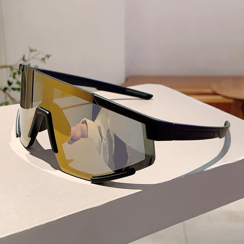 Men's Brand Mirror Goggle Outdoor Sports Black Sunglasses Women Oversize Decor Trends Sun Glasses for Driving Cycling