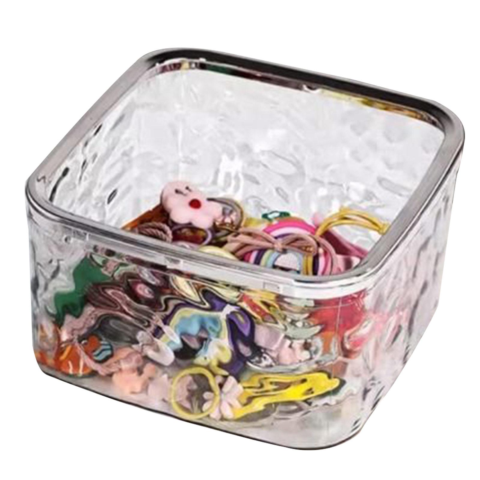 

Детские органайзеры для аксессуаров для волос Прочный пластиковый держатель для заколок Шкатулка для волос для легкой организации и путешествий прозрачный