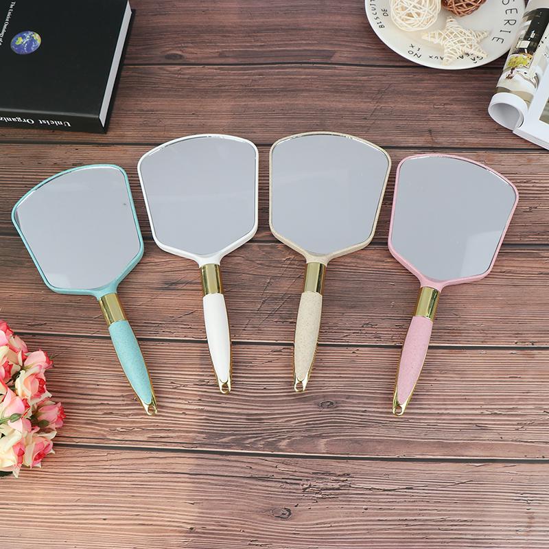 Buy Plastic Vintage Hand Mirrors Makeup Vanity Mirror Rectangle Hold