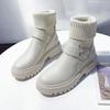 Fashion Winter 2024 Booties Autumn Woman Short Shoes Chunky Ankle Boots for Women Platform High Quality Boot On Offer Promotion Sale Pu