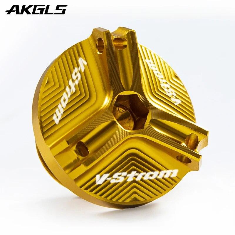 For Suzuki VSTROM 650 1000 1050 1050XT V-STROM 250 DL250 DL650 DL1000 Engine Oil Cap Bolt Oil Filler Cap Protection Accessories