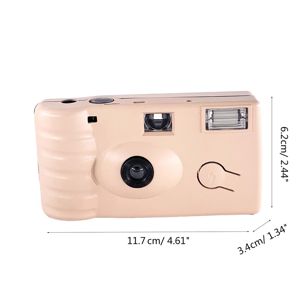 Disposable Camera with Built In Flash and 17 Shots Film Roll Easy To Use Single Use Once Take Pictures Tool
