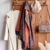 Fashion Ethnic Style Women Paisley Jacquard Scarf Thick Cashmere Classic Tassel Shawl Warm Neck Winter Wrap Pashmina Floral