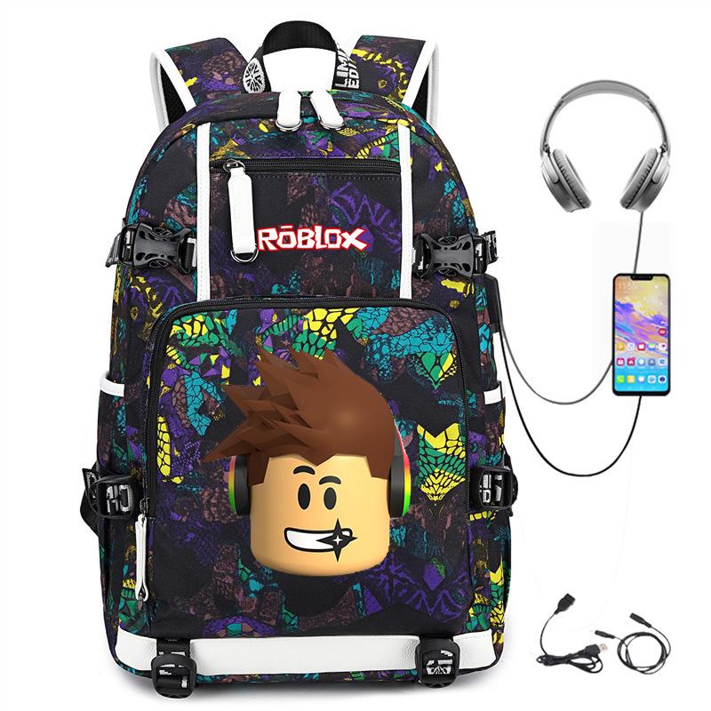 Hot Selling Game-Themed Outdoor Travel Bag Large Capacity with USB Hiking Backpack