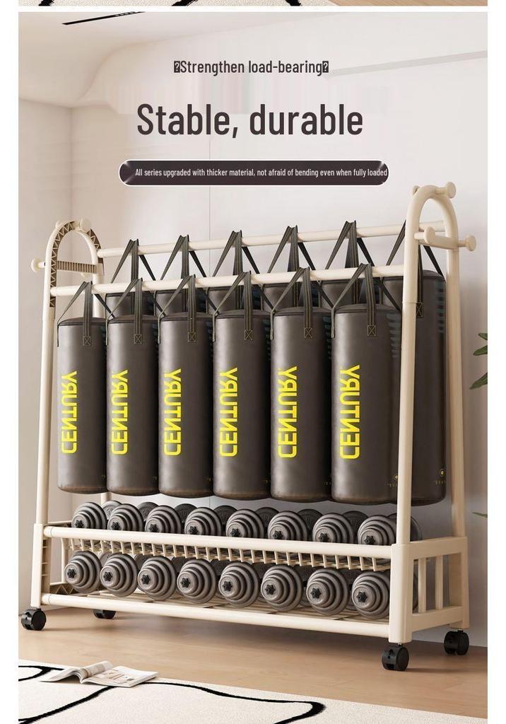 Movable Floor-Standing Coat and Clothes Rack for Bedroom Use