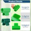 24pcs Greenhouse Clamps Single Head Row Cover Netting Tunnel Hoop Clips Insect Proof Shed Film Shading Net Rod Clips