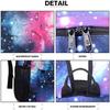 Kosiil 15.6 Inch Glow in The Dark Waterproof Backpack, Multicolor Laptop School Bag for Students, Lightweight Anti-Spill Bookbag