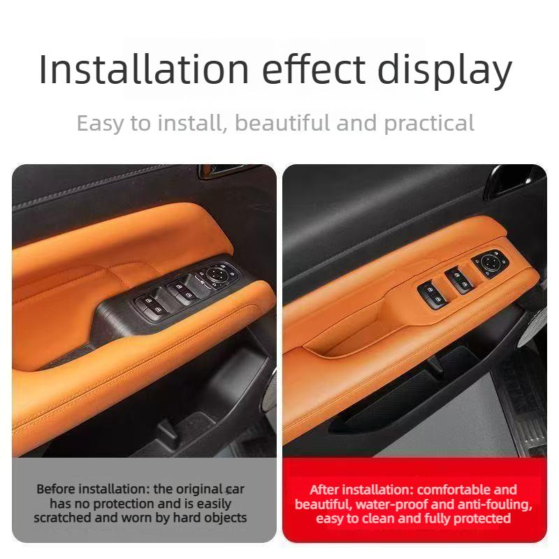 For Second Generation Haval H9 Door Storage Box Glass Lifting Silicone Pad Window Storage Box Modified Decorative Accessories
