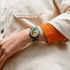 SWATCH Quartz Movement Pompidou Special Fashion Unisex Swiss Watch 41mm Color Dial Plastic Case Silicone Strap GZ712-SWATCH
