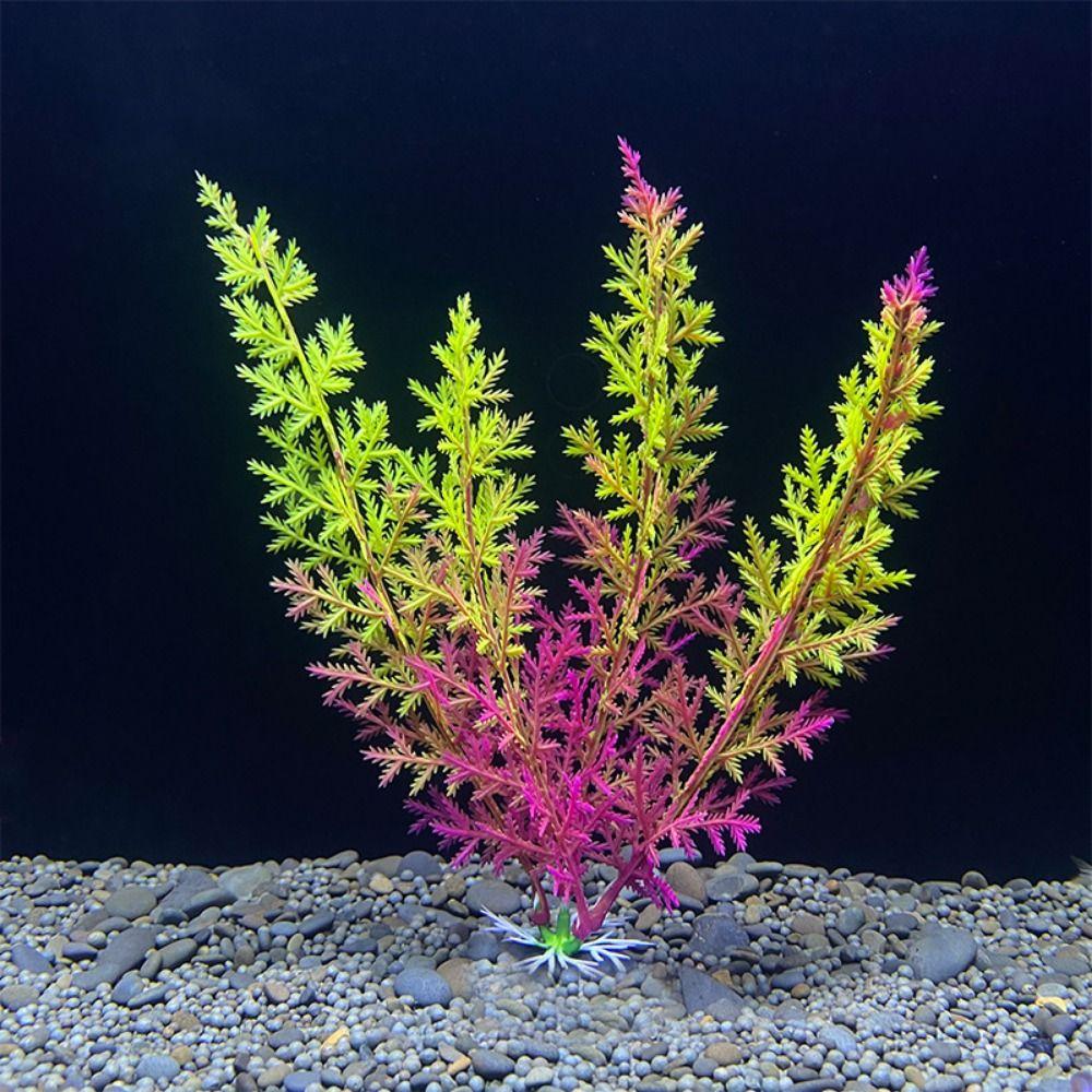 Decorative Artificial Underwater Plants Lifelike Aquatic Water Grass  Fish Tank