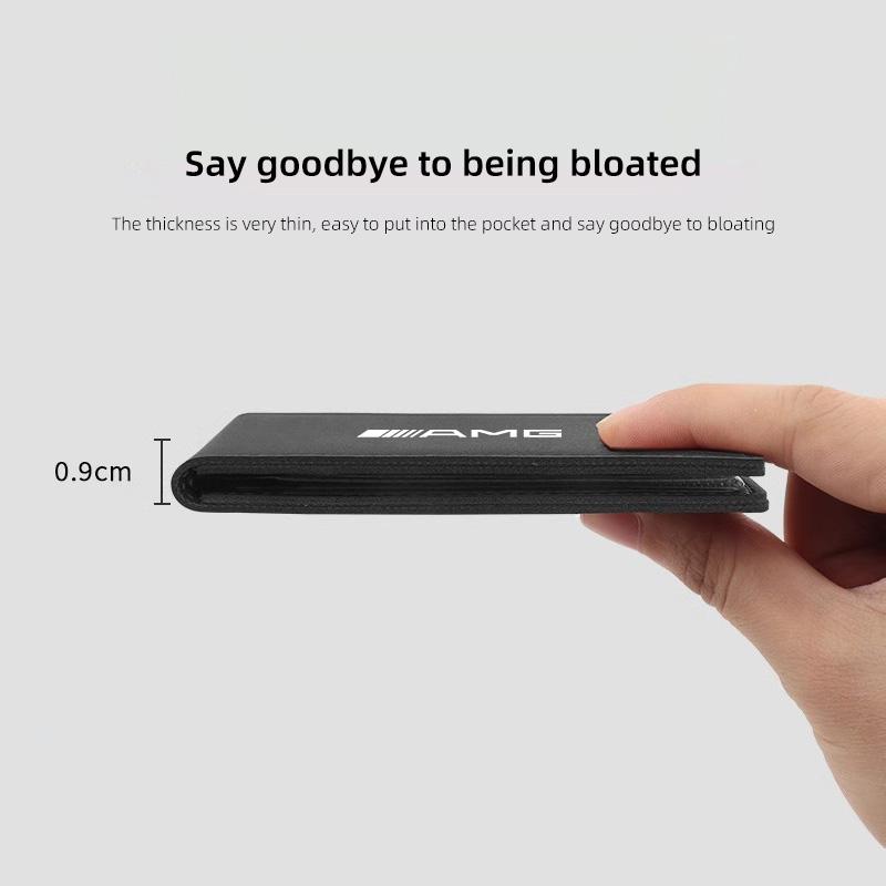 Ultra-Thin Car Driver License Bag ID Card Leather Cover For Mercedes Benz AMG GLE GLS CLA CLE GLC CLS GLA W223 Tire Valve Cap