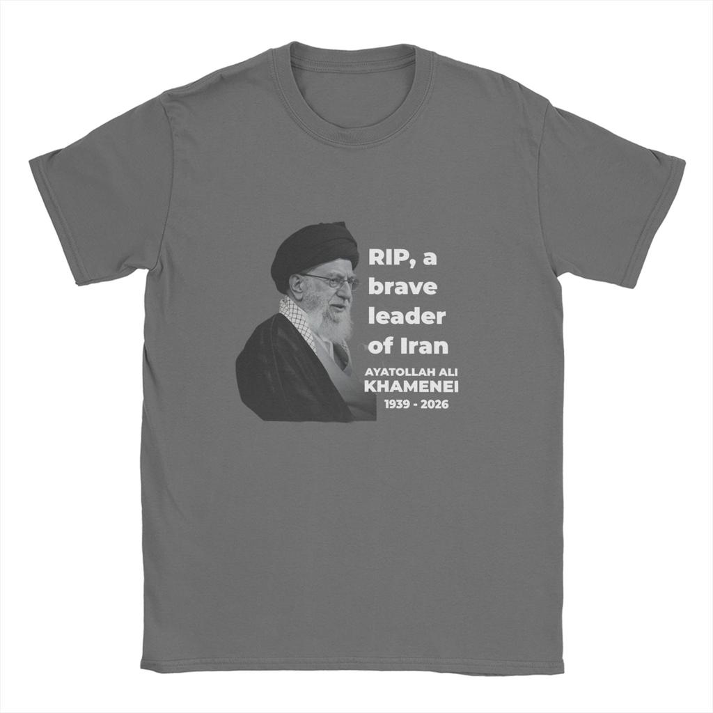 SSeyyed Ali KKhamenei T Shirts for Men Cotton Cool TShirts Round Neck Tee Shirt Short Sleeve Tops Printing