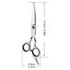 Pet Hair Scissors Grooming Stainless Steel Dog Scissors Pets Shears Animal Cutting Feet Ear Eye Hair Trimming