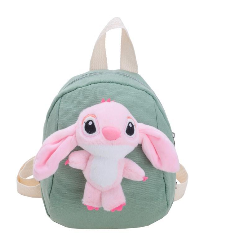 Kindergarten Baby Small Schoolbag Cartoon Cute Three-Dimensional Plush Doll Boys And Girls Backpack Children'S Backpack