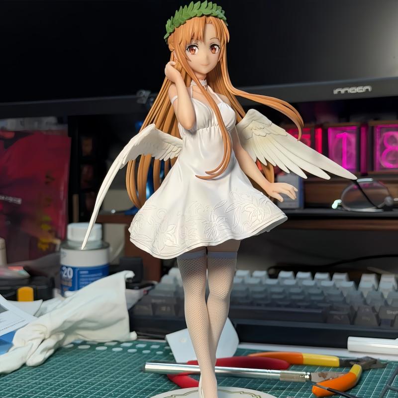 In Stock Furyu Bicute Pure Sword Art Online Asuna Kawaii Anime Action Figure Garage Kit Collectible Desktop Decoration gifts