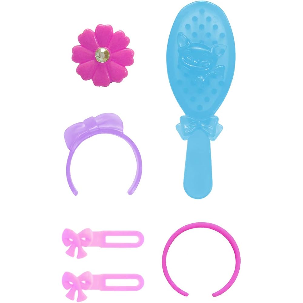 Licca-chan s wonderful brush & hair accessory set